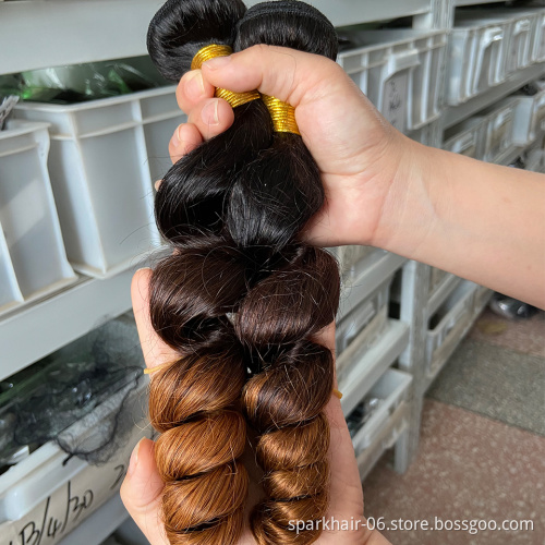 Brazilian Raw Virgin Human Hair Weaving Bundle for Women Weave Hair Extension Black Brown Body Wave